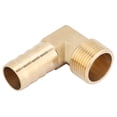 thumbnail image 3 of Brass Elbow Barbed, Brass Hose Barb, Easy To Use Simple To Install For Water Hose, 3 of 8
