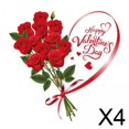 thumbnail image 1 of Etiqueta de la pared,Día de San Valentín Adhesivos para ventanas Pegatinas para ventanas,Pegatinas para ventanas Calcomanías Decoraciones Artículos para fiestas,Aniversario de bodas, 1 of 10