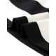 thumbnail image 5 of Camiseta básica de ajuste slim con cuello redondo y mangas de codo para mujer INSPIRE CHIC, estampada, color negro M, 5 of 6