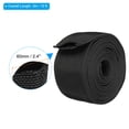thumbnail image 2 of Unique Bargains 2.4' ID 10FT Nylon Protective Hose Sleeve, Cable Cover Sheath Protection, Black, 2 of 4
