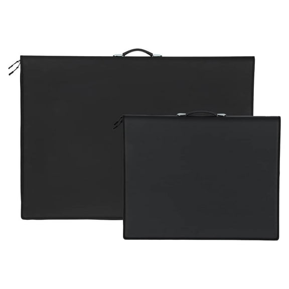 Picturesque Pro Presentation Case- Professional Art Portfolio Folder for Artwork up to 18x24"- Zippered Case - Archival Storage Solution w/ One Removable Spiral-Bound Refill Book of 20 Clear Sleeves