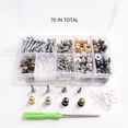 thumbnail image 4 of Sidaley Juego de tornillos de 280 piezas, pernos, clavos, cobre, portátil, multiusos, bolso de mano, bolsa de repuesto, pieza de Vehículos, repuestos y accesorios Mis, 4 of 6
