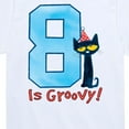 thumbnail image 3 of Pete the Cat -  Happy 8th Birthday - Toddler And Youth Short Sleeve Graphic T-Shirt, 3 of 6