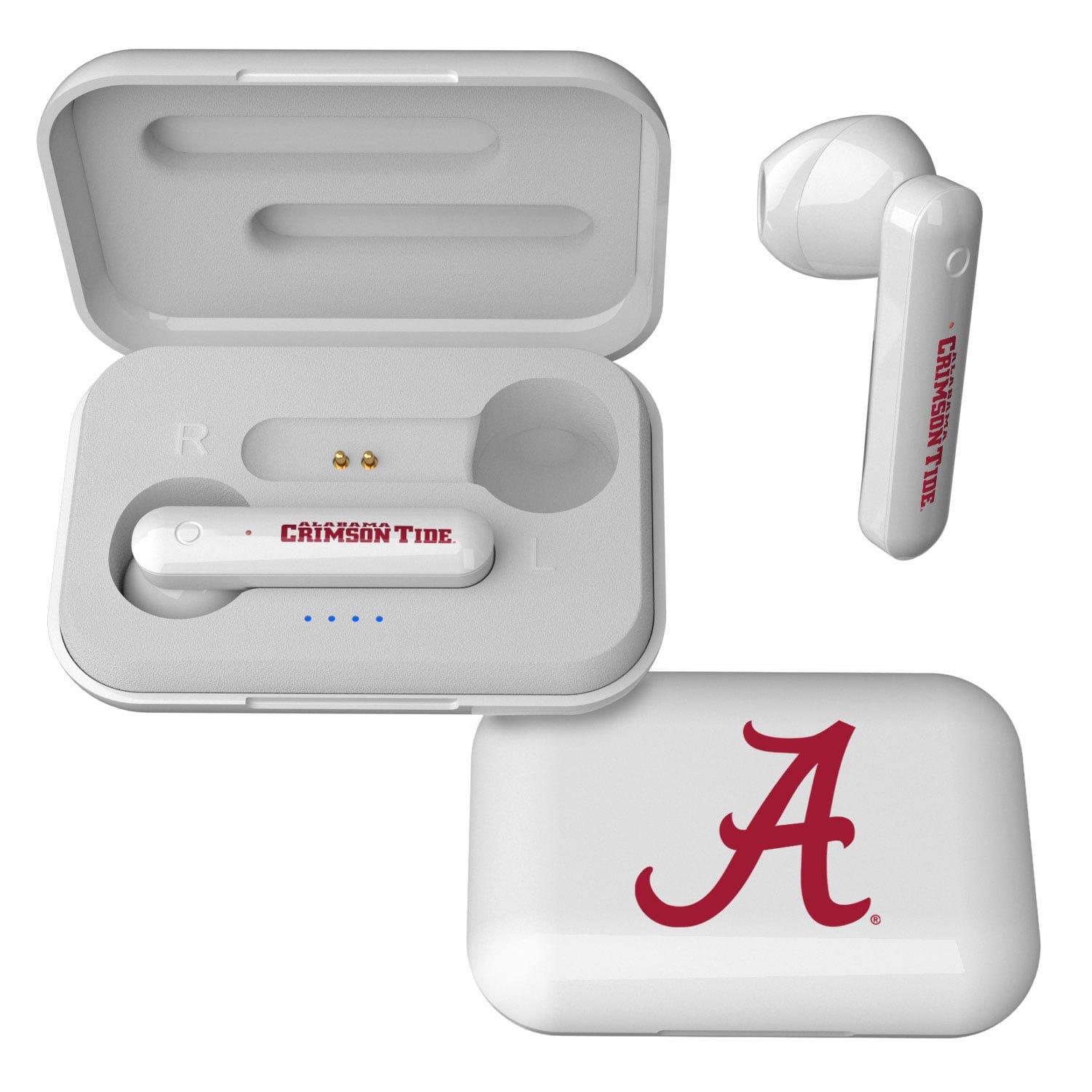 Keyscaper Alabama Crimson Tide Wireless TWS Insignia Design Earbuds