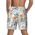 thumbnail image 4 of Daiia Lilies Flowers Mens Swim Trunks Swim Shorts Quick Dry Swim Shorts with Mesh Lining Pockets-Small, 4 of 9