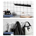 thumbnail image 4 of Modern 3/4/5/6 Rows Wall Hanging Hooks Key Holder Wall Door Clothes Hanger for Home Kitchen Bedroom, 4 of 5