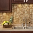 thumbnail image 6 of FASÄDE Ripple Decorative Vinyl Backsplash 15 sq ft Kit in Bermuda Bronze, 6 of 6