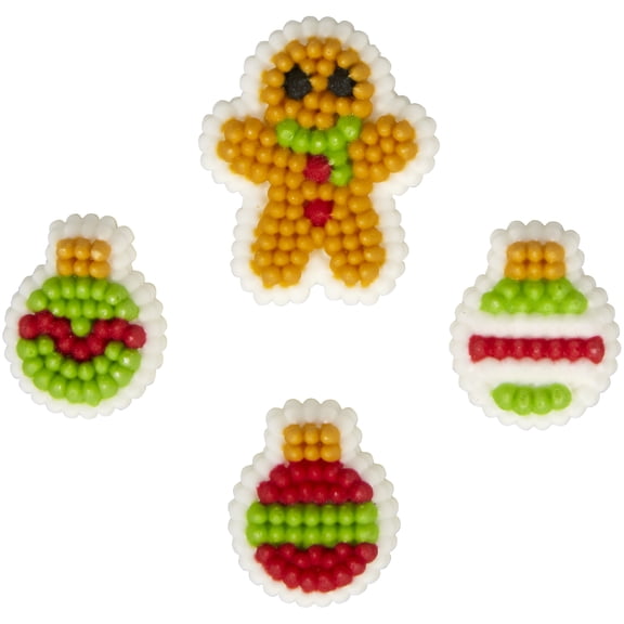 Wilton Gingerbread Boy And Ornaments