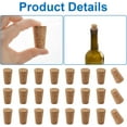 thumbnail image 4 of Wine Corks, 24 Pcs Tapered Wine Corks Natural Wooden Wine Stoppers Wine Bottle Plugs for Home DIY Bottles (22 x 17 x 35 mm), 4 of 5