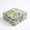 Agate Green, variant on Agate Green Hand Block Print Waffle Kitchen Towel Set of 3, 16 x 28 Inch Ultra Absorbent Cotton