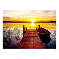thumbnail image 1 of Pintura por números para adultos principiantes en lienzo sin arrugas Sunset Paintworks para la decoración del hogar, 1 of 5