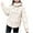 Beige, variant on Fashion Winter Warm Hooded Coats for Womens Plus Size Casual Solid Color Long Sleeve Warm