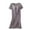Dark Gray, variant on Aofany Nightgowns for Women Summer Women's Solid Crew Neck Short Sleeve Nightshirts Sleepwear With Chest Pad Pajama