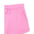 thumbnail image 3 of Athletic Works Girls Active Fleece Sweatshirt and Shorts Set, 2-Piece, Sizes 4-18 & Plus, 3 of 3