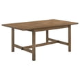 thumbnail image 2 of Billie 7pc Dining Table and 6 Chairs Set- Rich Walnut Brown and Beige, 2 of 6