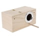 thumbnail image 1 of Caja de cría de pájaros de madera, caja de incubación cálida, caja de nido de jaula de pájaros de madera, pájaro Medio derecho abierto Yuyangstore  Nido del loro del pájaro del animal doméstico, 1 of 8