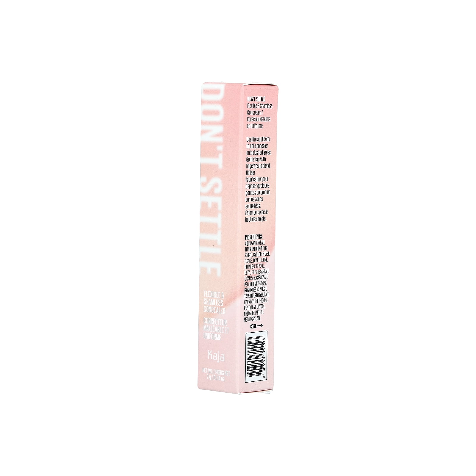Kaja Don't Settle, Flexible & Seamless Concealer, 05 Fortune Cookie, 0.24 oz (7 g)
