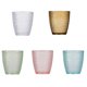 thumbnail image 1 of Taza de agua transparente acrílica de 5 piezas Taza de cerveza apilable Tazas para beber Suministros para fiestas, 1 of 5