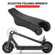 thumbnail image 4 of Llave de gancho de Base de varilla plegable para patinete eléctrico para Ninebot MAX G30 negro Tmvgtek paseo en bicicleta, 4 of 9