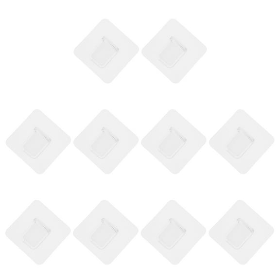 WORGEOUS 10pcs Shelf Support Adhesive Pegs Plastic Cabinet Shelf Clips Shelf Support Pegs