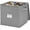 Gray, variant on Hold N' Storage Christmas Ornaments Storage Box Polyester with Zipper, up to 64 -3" Ornaments - Red