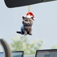 thumbnail image 4 of PEONAVET License Plate Christmas Ideas Kittens Car Pendant Backpack Pendant, 4 of 5