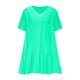 thumbnail image 4 of Zapatos de Vestido Casual para las Mujeres Color Sólido Manga Corta Vestido de Bolsillo con Cuello en V, Empalme Regular Multi-Color Desgaste Casual, Lavado de Manos de las Mujeres, 4 of 9