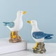 thumbnail image 4 of Estatua de pájaro de jardín, 2 piezas de decoración de gaviotas pequeñas, adornos de de pájaros, las mejores estatuas de interior y exterior, Macarena estatua de pájaro, 4 of 8