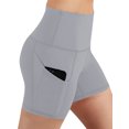 thumbnail image 1 of Frontwalk Yoga Biker Shorts for Women High Waist Workout Gym Short Leggings Stretch Athletic Actice Wear Short with Pocket, 1 of 2