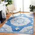 thumbnail image 2 of SAFAVIEH Brentwood Dimitri Floral Bordered Area Rug, 4' x 6', Blue/Grey, 2 of 8