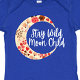 thumbnail image 4 of Inktastic Baby Stay Wild Moon Child Crescent Moon with Flowers Girls Baby Bodysuit, 4 of 5