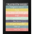 thumbnail image 2 of Louise, Gigi 15x18 Black Modern Framed Museum Art Print Titled - Playroom Rules v2, 2 of 5