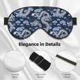thumbnail image 4 of Naloa Dragons Print Sleep Mask for Sleeper, Light Blocking Sleeping Eye Mask for Women Men, Eye Shade with Adjustable Strap for Travel, Nap,Meditation, 4 of 7