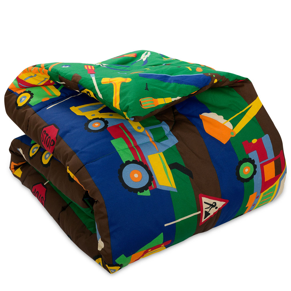 Kidz Mix Construction Zone Bed In A Bag Kids Bedding Set, Reversible, With Bonus Bed Skirt - image 5 of 11