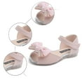 thumbnail image 4 of Wangkekeji Adorable Girls Sandals For Outdoor Play Features Adjustable Strap Flat Sole And Bow Design For Ages 2 7 Ideal For Any Season Softball Slides Youth Girls, 4 of 4