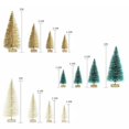 thumbnail image 2 of Mini Christmas Tree, A Set of 4 Sizes Artificial Small Tiny Pine Tree with Wooden Bases, for Xmas Holiday Room Tabletop Decor, 2 of 5