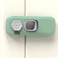 thumbnail image 1 of Kit de cerradura de gabinete Kit de cerraduras a prueba de niños Protección para niños Verde 5pcs, 1 of 6