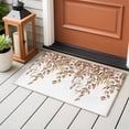 thumbnail image 4 of Eucalyptus Leaves Entryway Rug 2'x3'&nbsp; Non Slip Front Door Mats, Brown Summer Botanical Weeping Entrance Rugs Indoor Outdoor Carpet, Washable Floor Mats Small Area Rug for Bedroom Kitchen, 4 of 8
