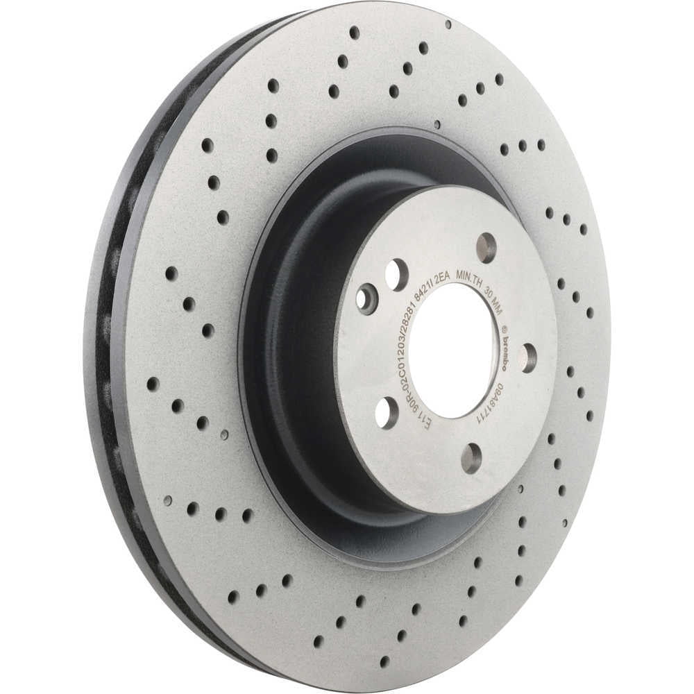 Brembo 09.A817.11 BRAKE ROTORS Fits select: 2007-2008,2010-2013 MERCEDES-BENZ S 550