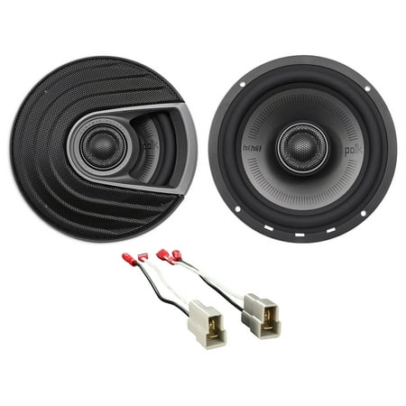 6.5" Polk Audio Front Door Speaker Replacement Kit For 1985-1993 Volkswagen Golf