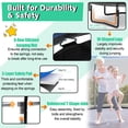 thumbnail image 3 of Gymax 12FT Recreational Trampoline w/ Ladder Enclosure Net Safety Pad Outdoor Black, 3 of 10