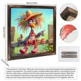 thumbnail image 3 of Room Decor Art Prints:  Chicken Cartoon Wooden Art Prints  Home Wall Decor.for Living Room, Kitchen, Bedroom And Office.for Gift Home Wall Decor. Vintage  08×08inch(20×20cm), 3 of 8