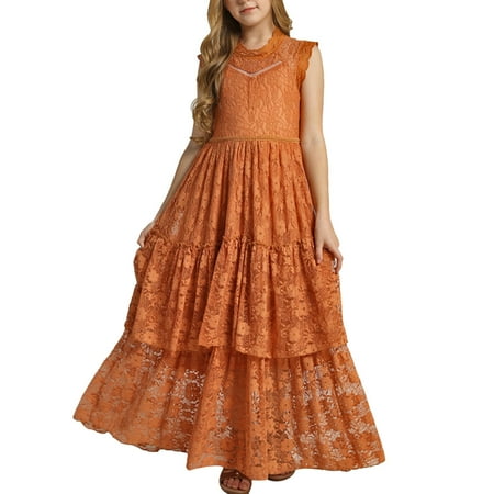 

Kids Toddler Baby Girls Dress Spring Summer Solid Color Ruffle Short Sleeve Bohemia Carnival Accessory Princess Dress Baby Sundress Streetwear