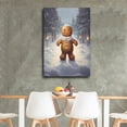 thumbnail image 4 of Classic Christmas Gingerbread Man Canvas Art Poster and Wall Art Picture Print Modern Family bedroom Decor Posters 16x24inch(40x60cm), 4 of 6