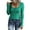 1# Green cheap stuff under 5 dollars, variant on Dyegold Henley Tops For Women Ribbed Knit Long Sleeve Fall Shirts Casual Slim Fit Button Up V Neck Plain Blouses Tunics Top