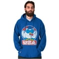 thumbnail image 3 of Tootsie Mr Owl USA American Patriot Hoodie Sweatshirt Women Men Brisco Brands L, 3 of 6