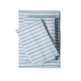 thumbnail image 5 of Mainstays Teal Stripes 3-Piece Polyester Sheet Set, TwinXL, 5 of 5