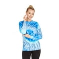 thumbnail image 3 of DARESAY Tie Dye Style Long Sleeve T-Shirt Men Women - Fun, Multi Color Tops, 3 of 6