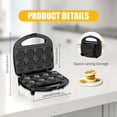 thumbnail image 4 of OSTBA 8 Mini Waffle Maker 750W – Fast & Even Heating, Non-Stick Plates, Compact & Portable, Easy Clean, Perfect for Breakfast, Kids & Small Kitchens, 4 of 7