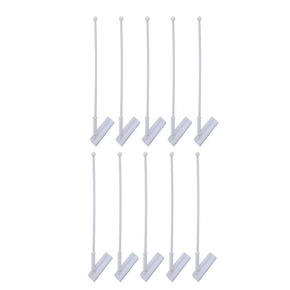 12pcs Car Flag Poles Vehicle Exterior Roof Mount Plastic Flag Pole Flag Rod Travel Car Flagpole Outdoor Flag Pole Vehicle Flagpole